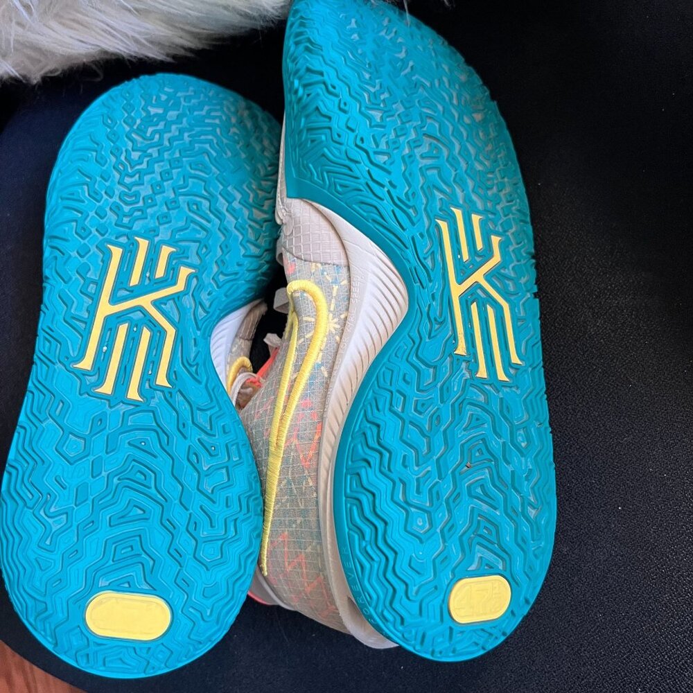 Nike Kyrie Low 4 N7 Basketball Shoes Mens 13 Desert Sand Citron beige, - Picture 14 of 16